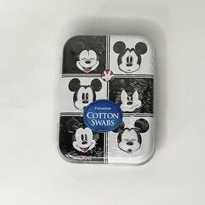 New‎ Sealed Collectible Disney Vintage Look Mickey Mouse Cotton Swabs 6 Faces